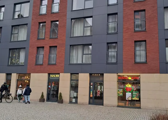 Lägenhet Przytulny Blisko Motlawy I Neptuna Z Miejscem W Garazu Gratis